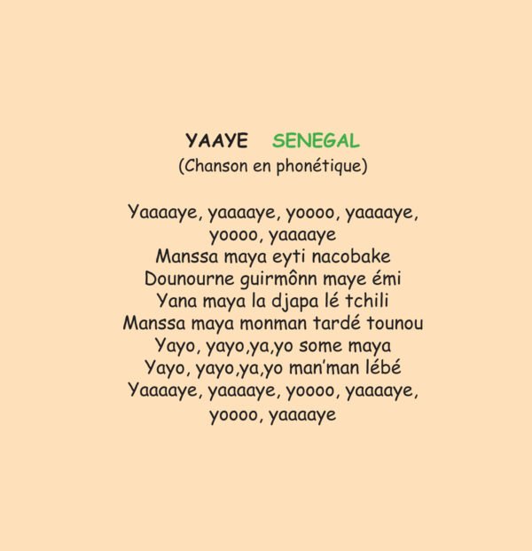 Yaaye - Chanson du Sénégal